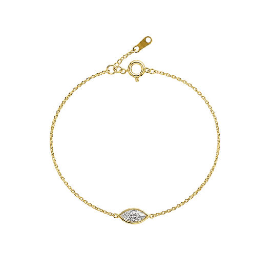Marquise Solitaire Bracelet
