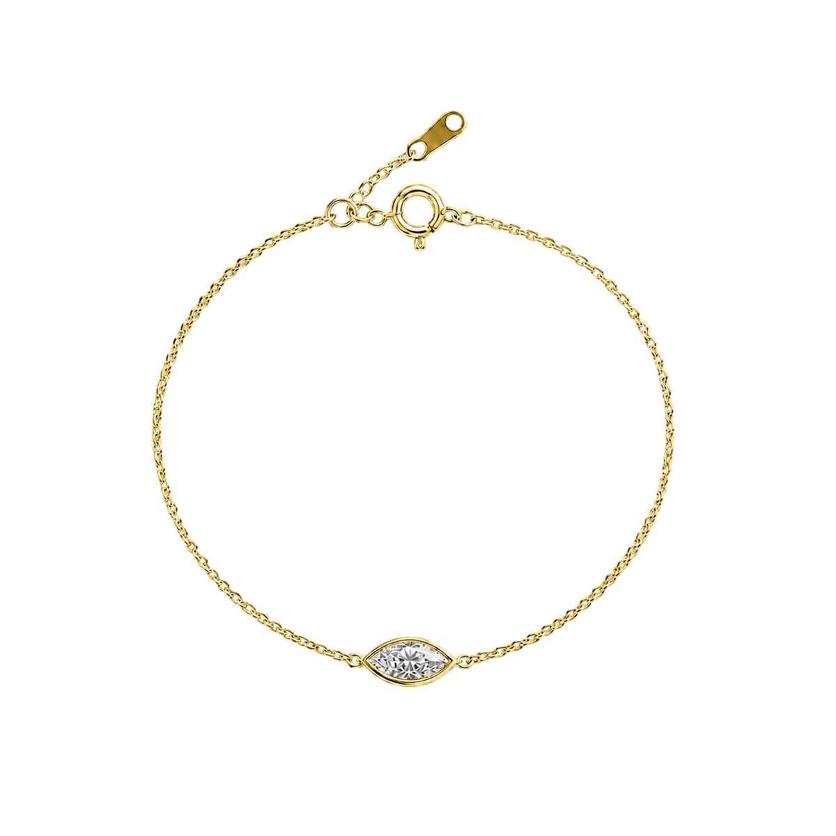 Marquise Solitaire Bracelet