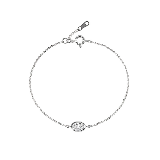 Oval Solitaire Bracelet