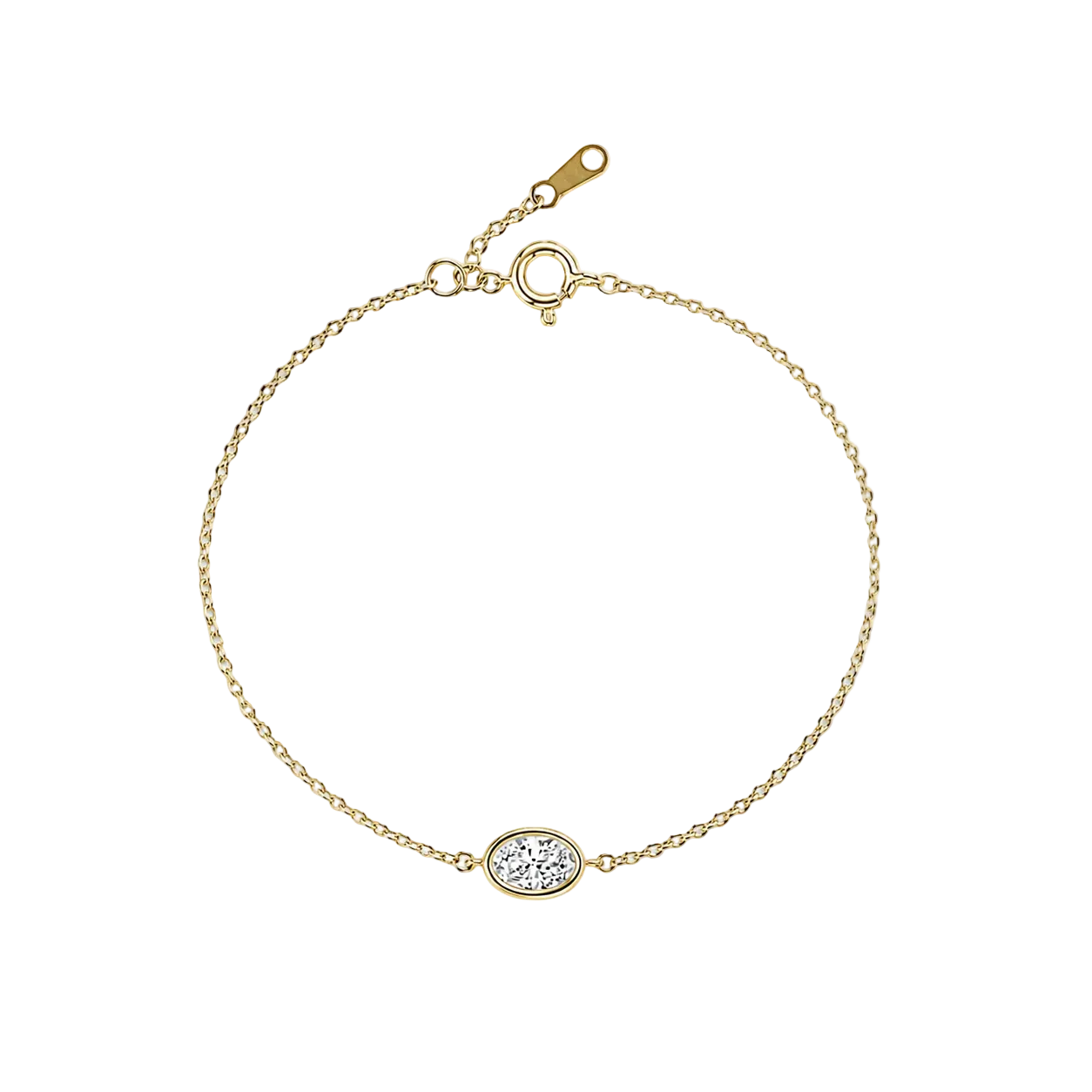 Oval Solitaire Bracelet