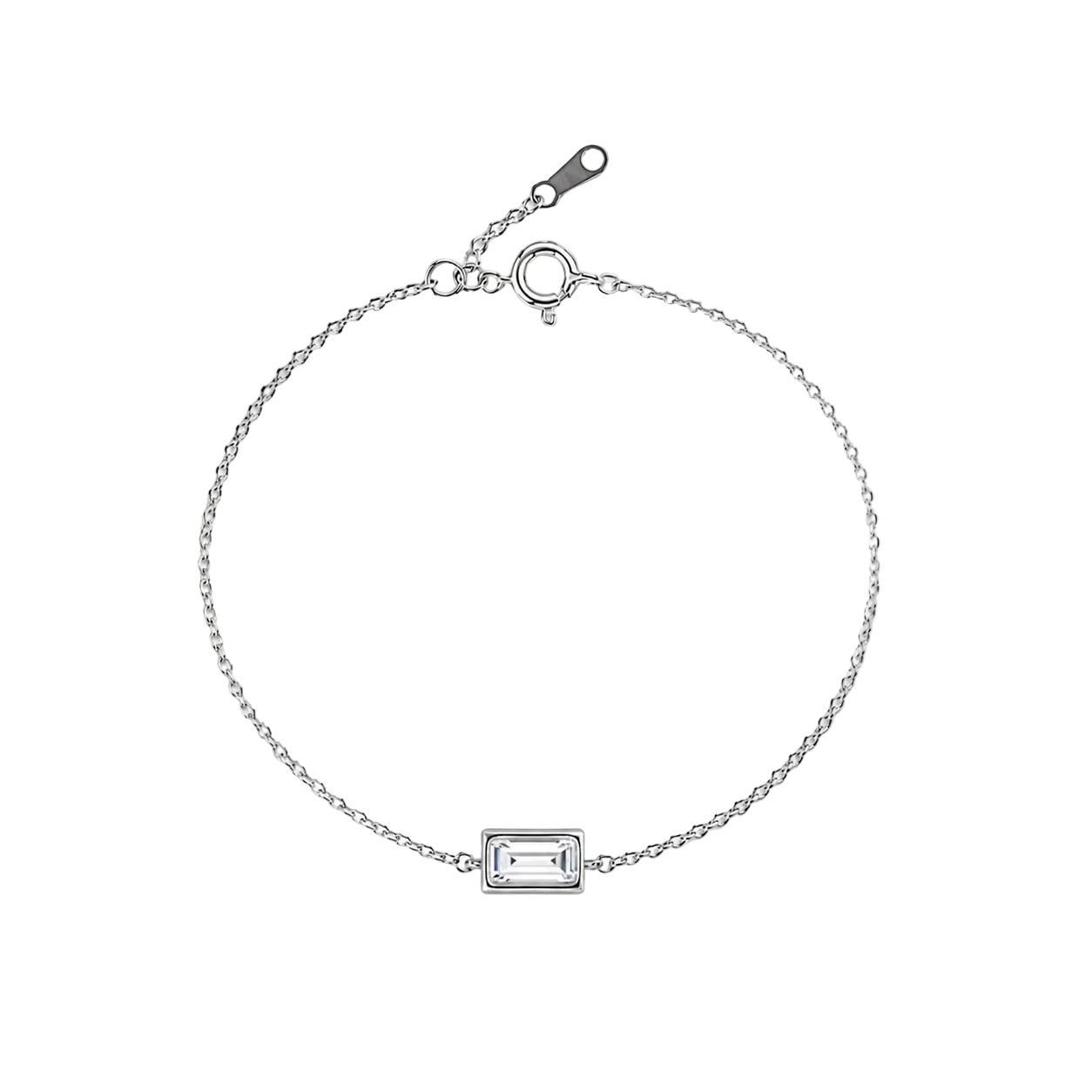 Baguette Solitaire Bracelet