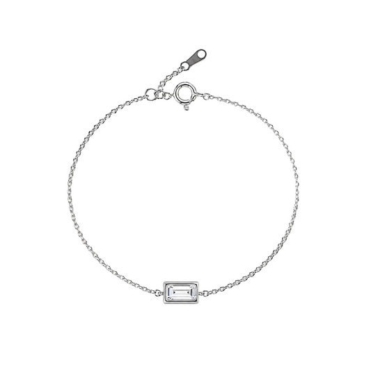Baguette Solitaire Bracelet