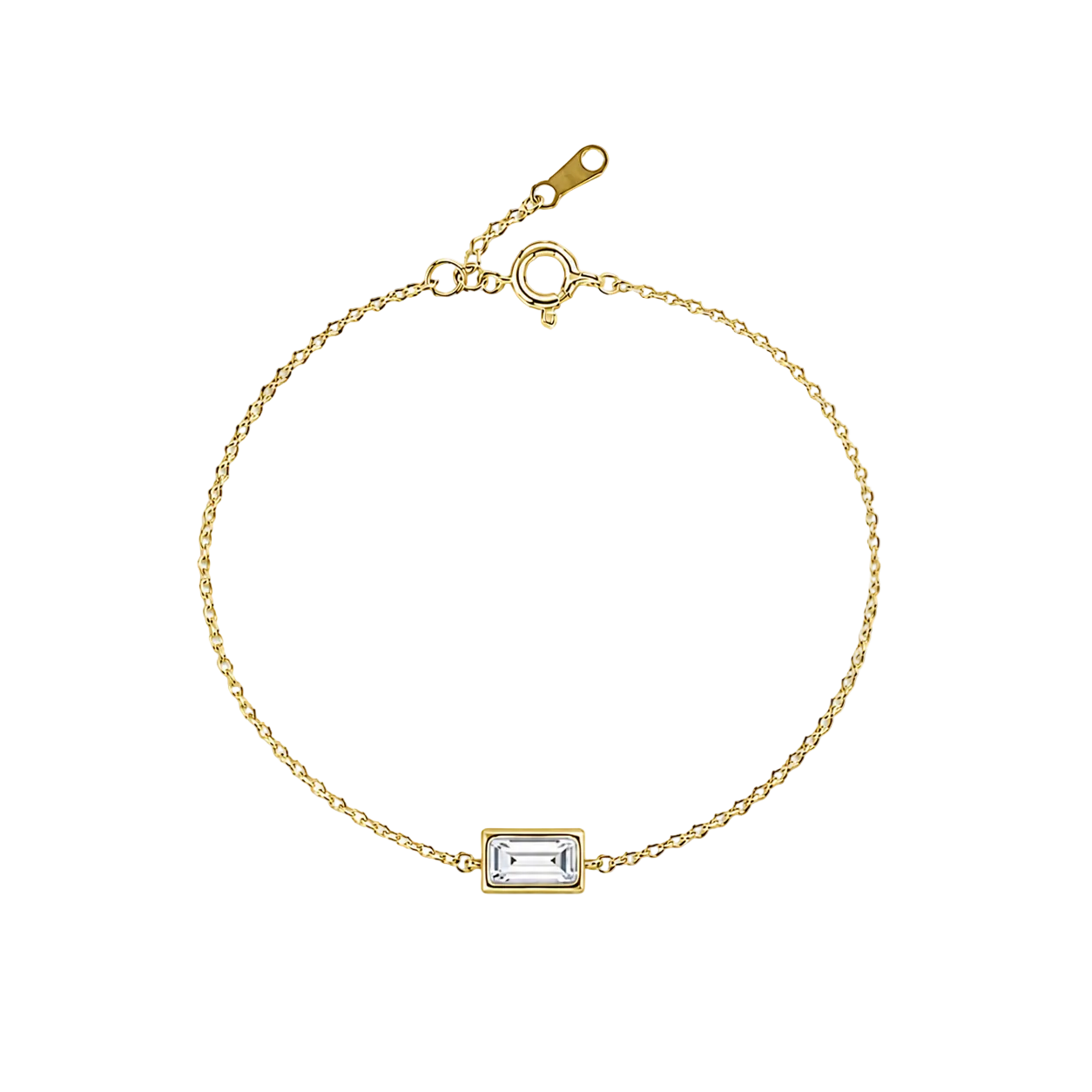 Baguette Solitaire Bracelet