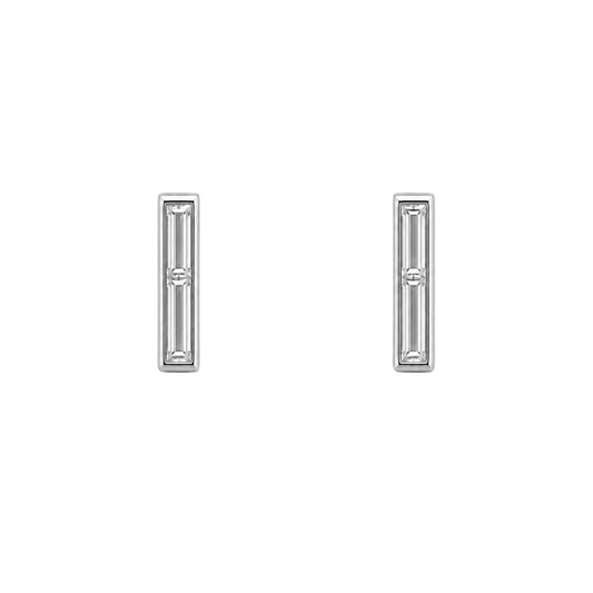 Twin Baguette Studs