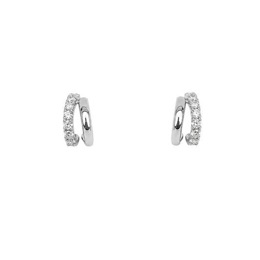 Duet Hoop Studs