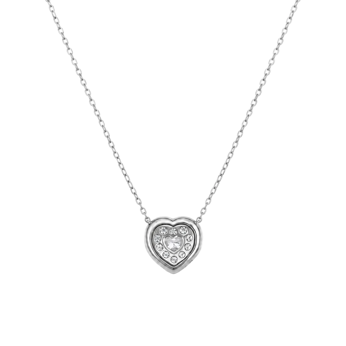 Pavé Heart Diamond Necklace